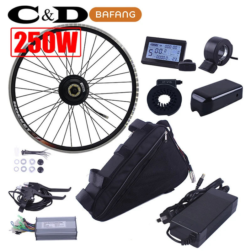 350W 48V 15.6AH kit SWXH RM G010.250.D Rear Motor BAFANG 8Fun Triangle bag Lithium battery LED LCD display | Спорт и развлечения