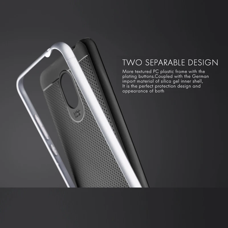 Meizu mx5 оригинал бренда iPaky Роскошная Броня пластиковая рамка Матовая силиконовая