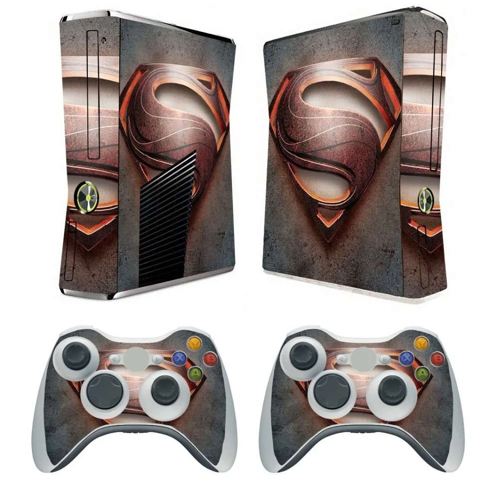 258 виниловая Защитная Наклейка для Microsoft Xbox 360 Slim и 2 скины контроллеров s XBOX SLIM |