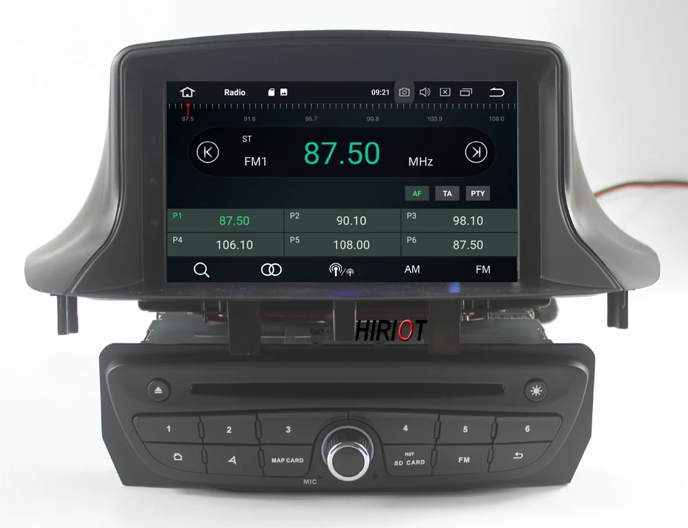 HIRIOT Android 9,0 автомобильный стерео dvd-плеер gps навигация для Renault Megane 3 Fluence DSP 4 Гб ram видео мультимедиа радио головное устройство