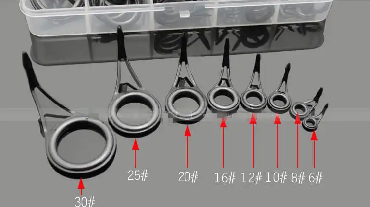75 шт. керамические направляющие кольца для удочки морского льда|Удочки| |