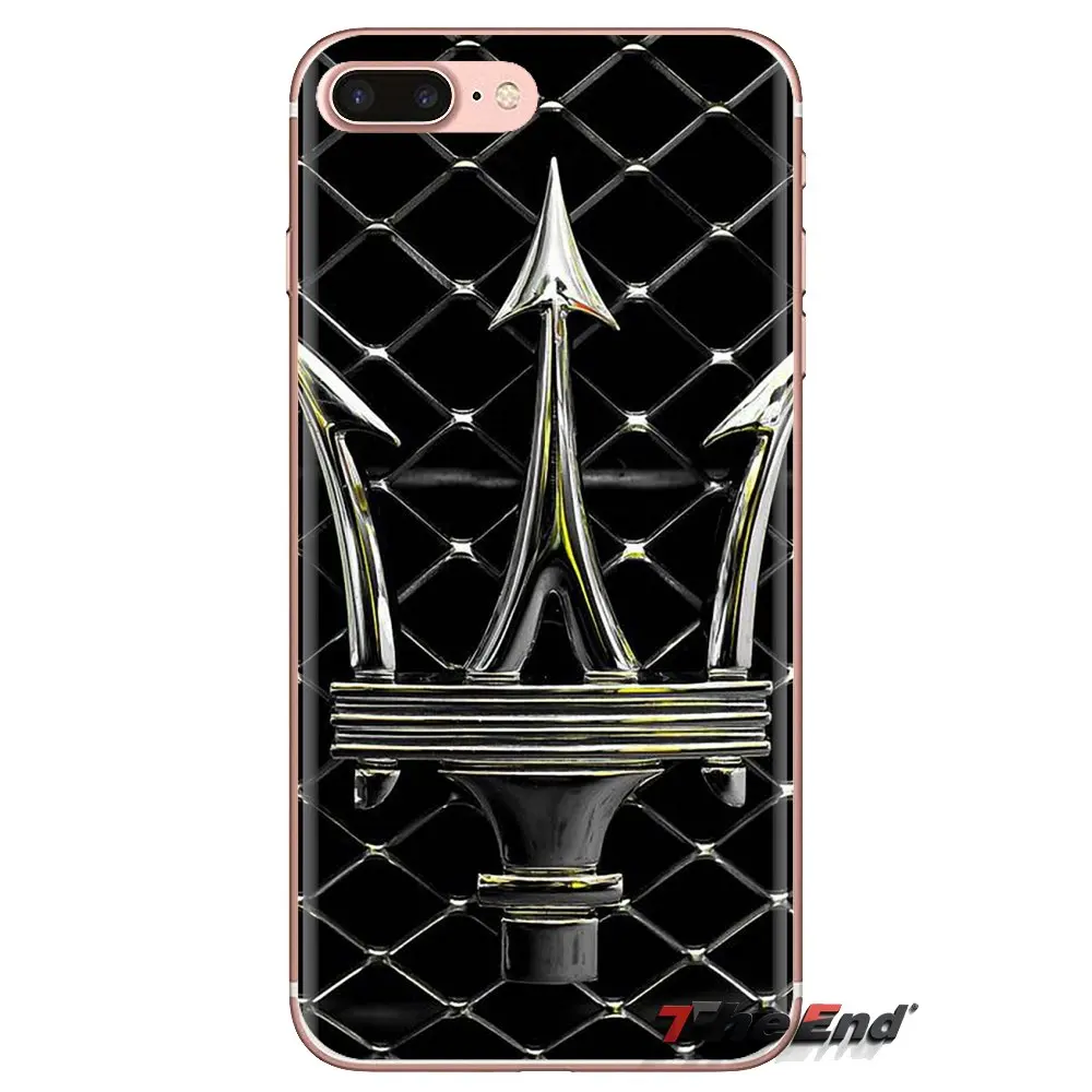 Прозрачные чехлы из ТПУ с логотипом машерати для iPod Touch Apple iPhone 4 4S 5 5S SE 5C 6 6S 7 8 X XR XS