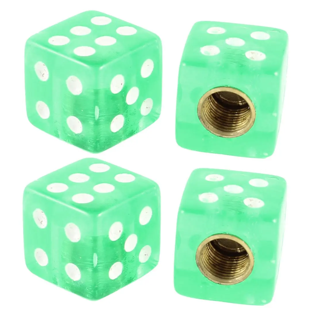 4 шт зеленый куб кости формы крышки стержня вентиля шины для автомобиля|caps for car|cap