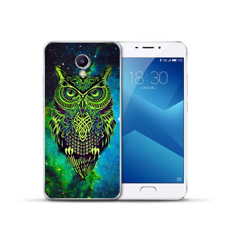 0107 Роскошная Сова Звездная блаженная любовь одинокая для Meizu M3S M5 M5S M5C M6 M3 M5 M6 Note U10 U20 чехол силиконовый чехол Capinha Etui - Цвет: 0107