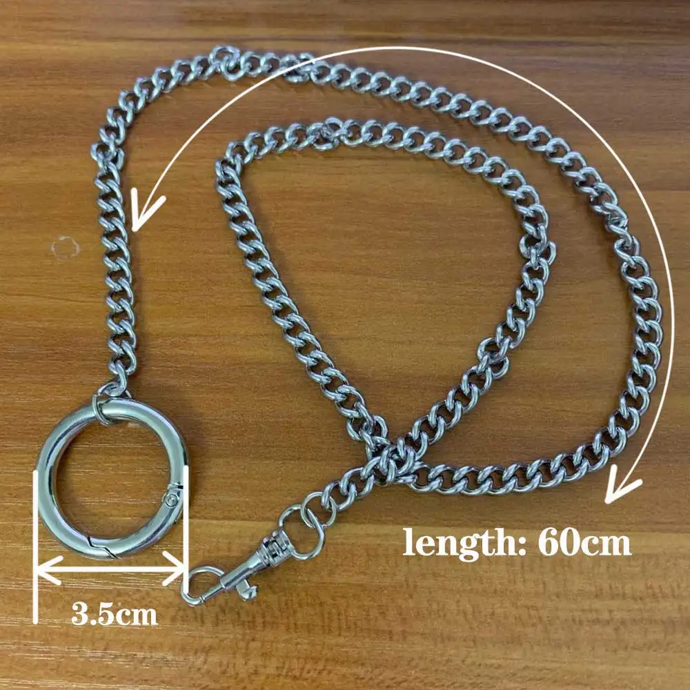 Ожерелье чокер из нержавеющей стали для женщин и мужчин Крутое колье ручного