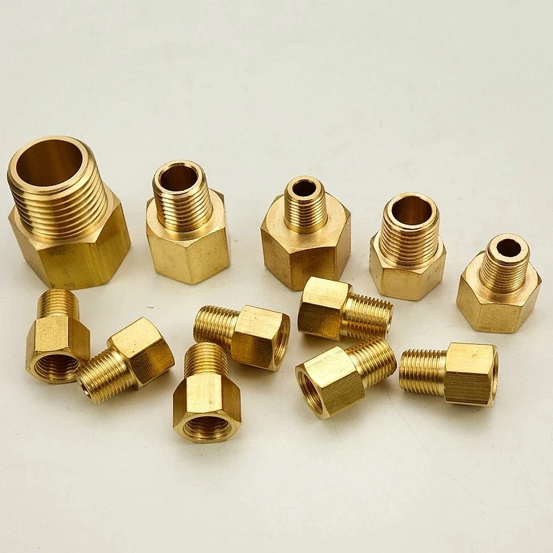 Новый Прочный латунный BSP NPT адаптер 1/8 &quotПапа BSPT до 1/4&quot Женский трубный фитинг
