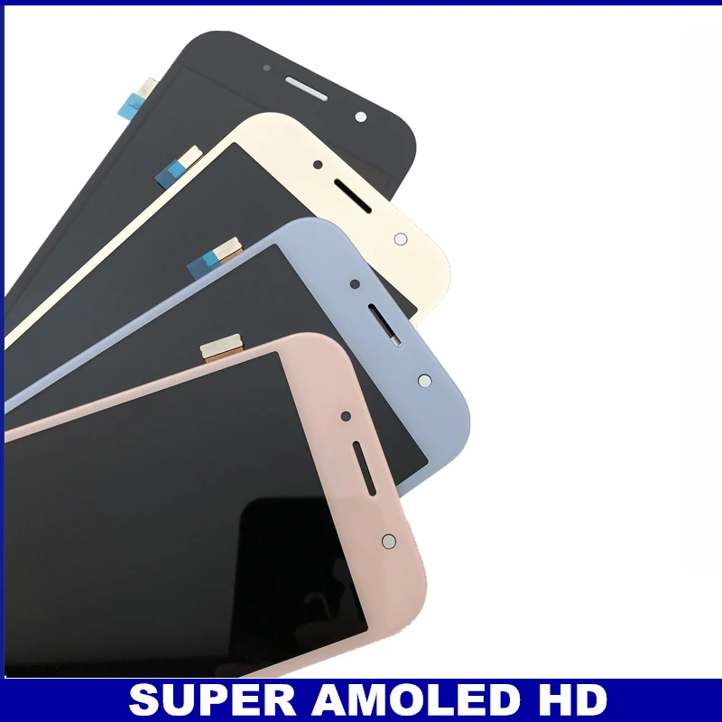 Сменный ЖК-дисплей для телефонов Samsung Galaxy A7 2017 A720 A720F A720M Super AMOLED кодирующий