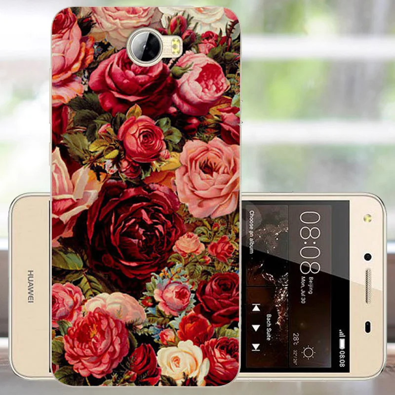DHW Мягкий чехол из ТПУ 5,0 дюйма для huawei honor 5A, силиконовый чехол, чехол с узором для huawei honor 5A, чехол для huawei honor 5A LYO-L 21, чехол - Цвет: DHW