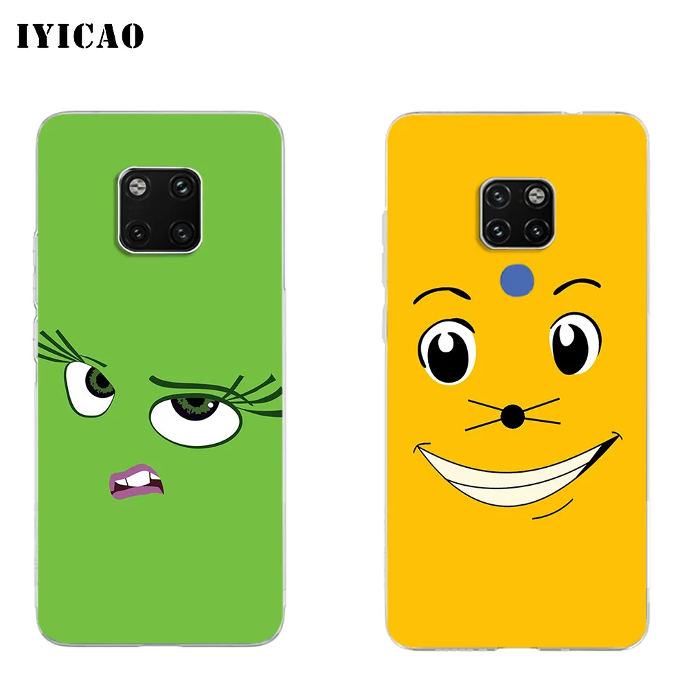 Мягкий силиконовый чехол для телефона IYICAO Cat smiling face с мультяшным рисунком Huawei Mate