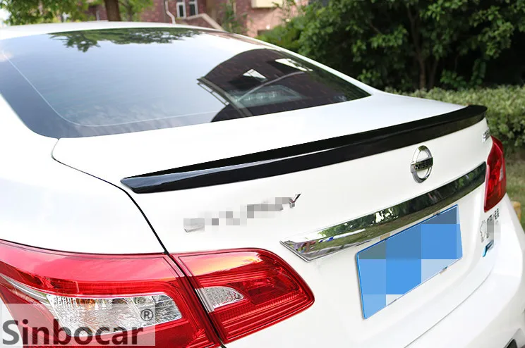 Задний спойлер из АБС пластика для Nissan Sylphy Sentra 2012 2016|Спойлеры и крылья| |