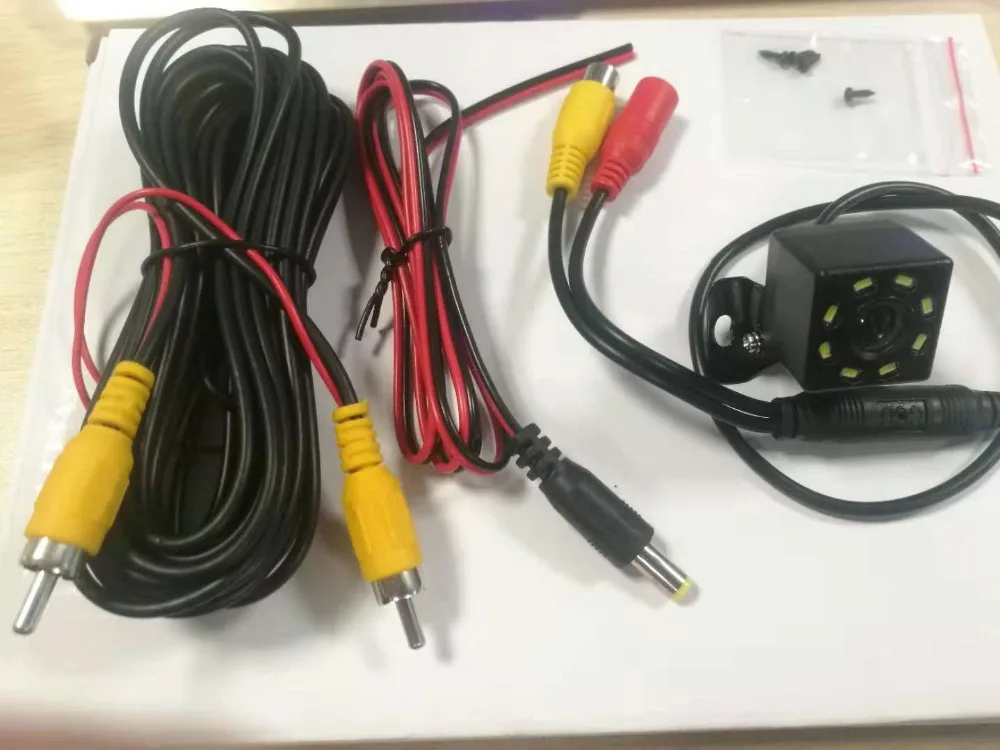 Автомобильная камера заднего вида Универсальная Резервная парковочная 8 LED