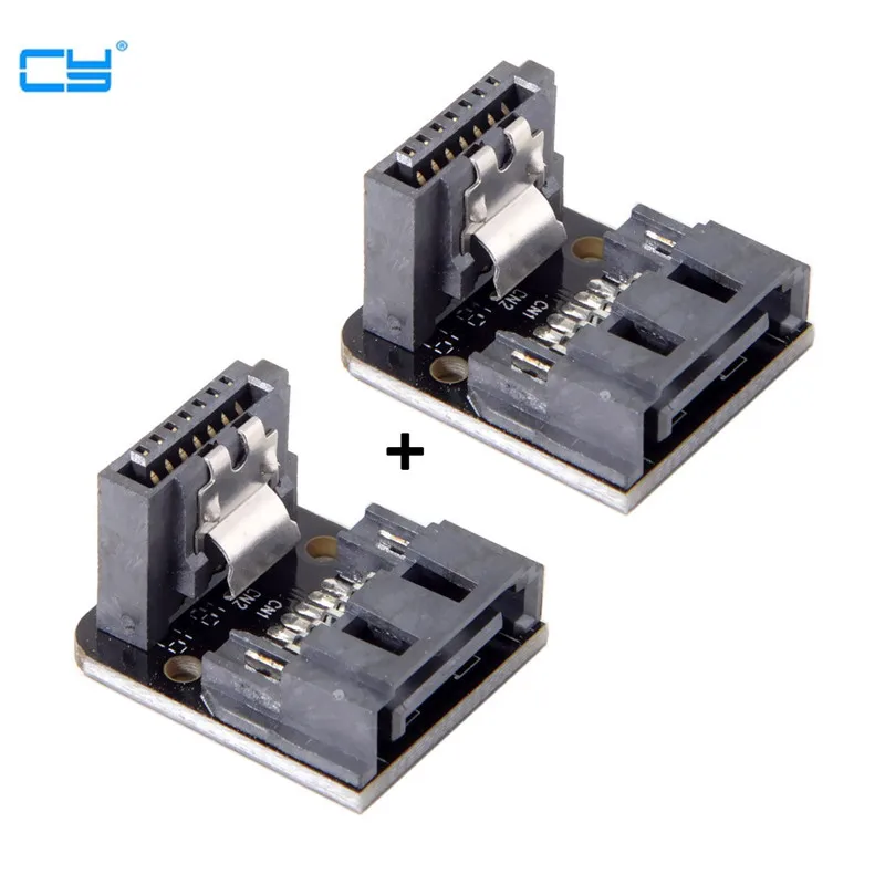 SATA 7Pin мама до 7pin папа 90 градусов угловая материнская плата для настольных