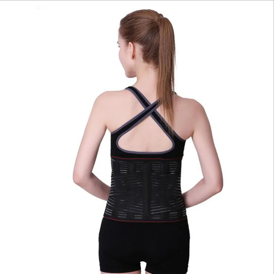 AOFEITE дышащий Поясничный Ортопедический Корсет Женская медицинская Опора