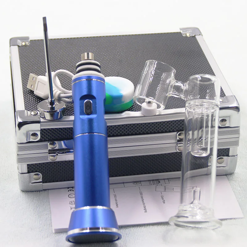Горячая продажа Henail Pyrex Стеклянная трубка восковой пары портативное масло Dab Rig E