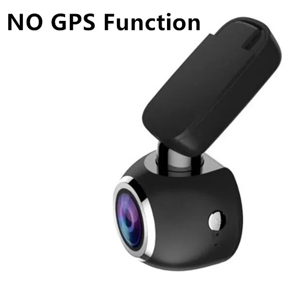 Black NO GPS Fonwoon Мини Автомобильный видеорегистратор Wifi gps регистратор Автомобильная камера Full HD 1080P видео регистратор видеокамера ночного видения видеорегистратор авто черный ящик - Название цвета: Black NO GPS