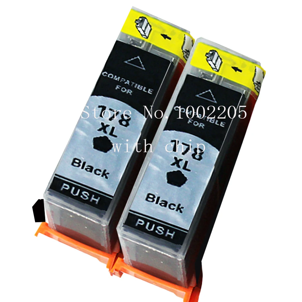 

Compatible ink for HP 178XL Black For hp5510 5515 6510 7510 B109a B109n B110a B209a 3070A printer hp178 ink cartridges