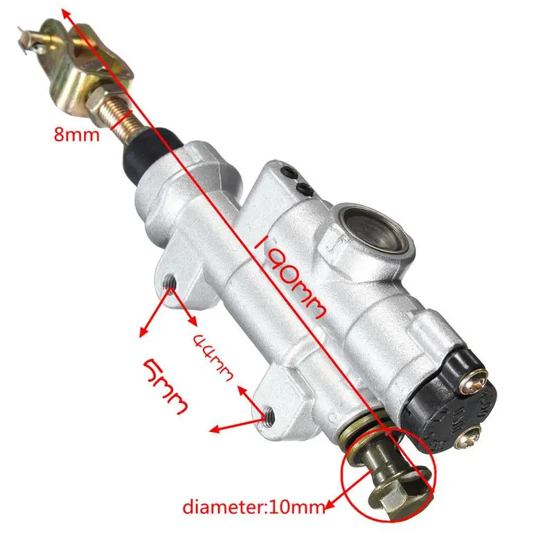 Задний главный цилиндр тормозного насоса подходит Honda CRF250R CRF250X 2004-2013 CRF 250R Thumpstar ATV Pit Pro Dirt Bike