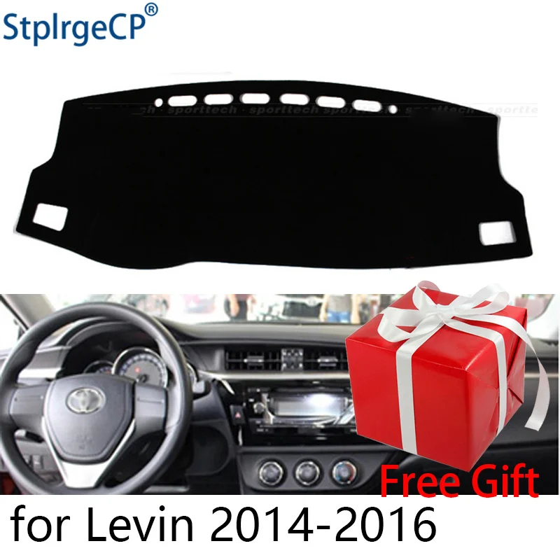 

Для Toyota levin 2014 2015 2016 коврик для приборной панели Защитная Накладка на подушку интерьерная наклейка Аксессуары для стайлинга автомобиля