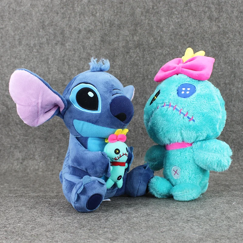 24-27 см Лило и Стич Scrump Плюшевые игрушки куклы из мультфильма милые Прошитые