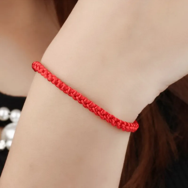 Женский плетеный браслет Yidensy простой ручной работы в китайском стиле|red rope