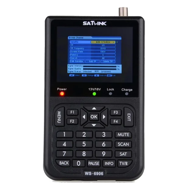 Оригинальный спутниковый искатель Satlink 6906 3 5 &quot цифровой измеритель FTA WS |