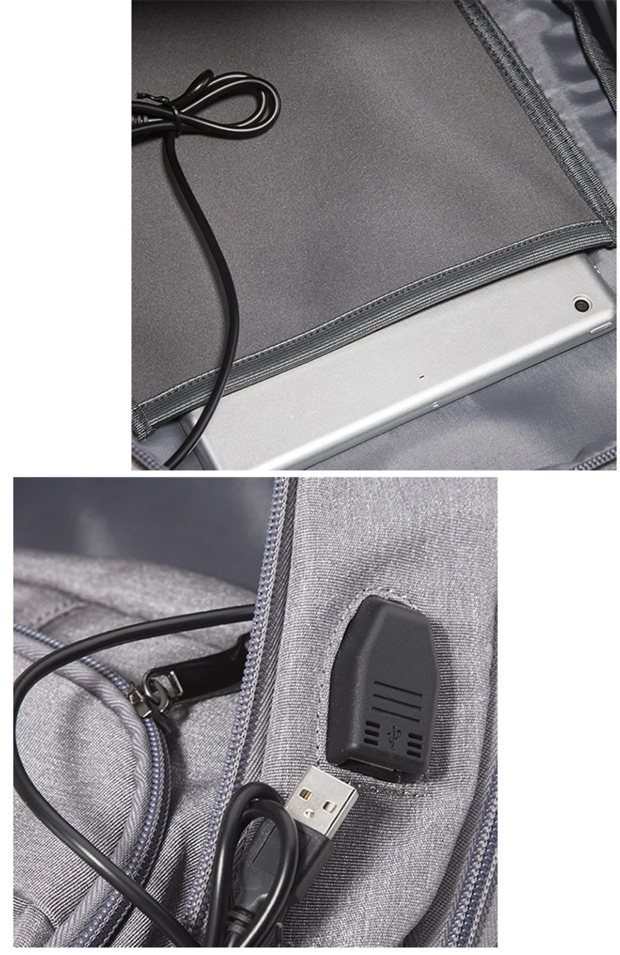 SNAP TOURS Waterproof Travel Backpack For Men USB Charging Portable Urban Laptop Backpack Large Space Trip Bagpack