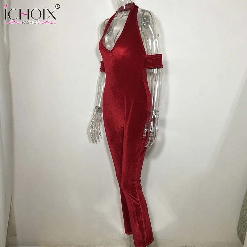 2019 летнее облегающее платье бархатный комбинезон для женщин сексуальная без
