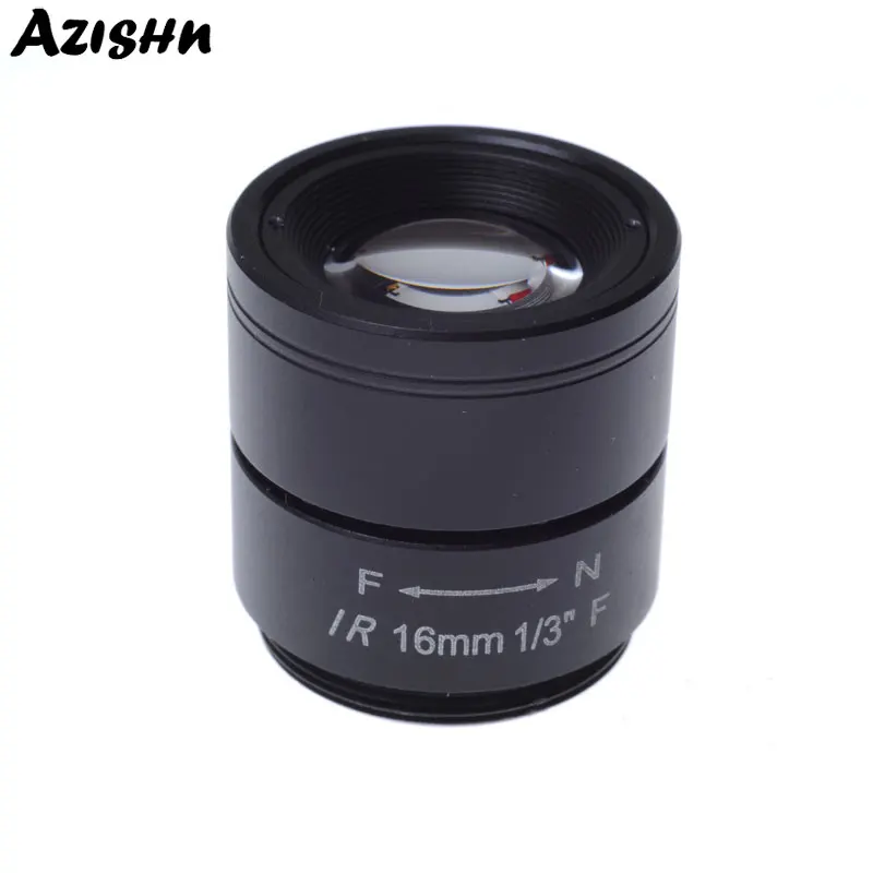 Объектив для системы видеонаблюдения 16 мм 20 градусов 1/3 дюйма F1.2|lens thickness|lens filmlenses