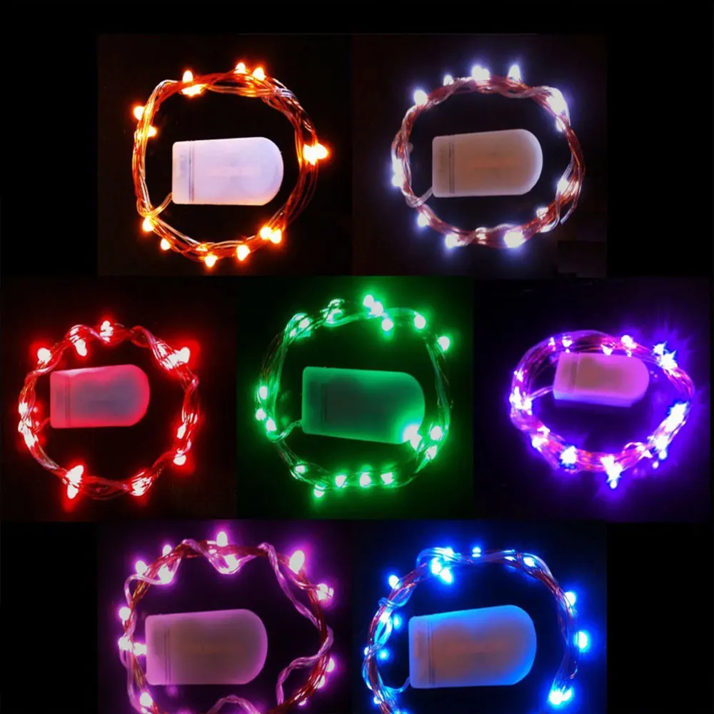 20LED 2 м сказочная гирлянда ярд Сказочный свет пейзаж лампа уличная прочная медная