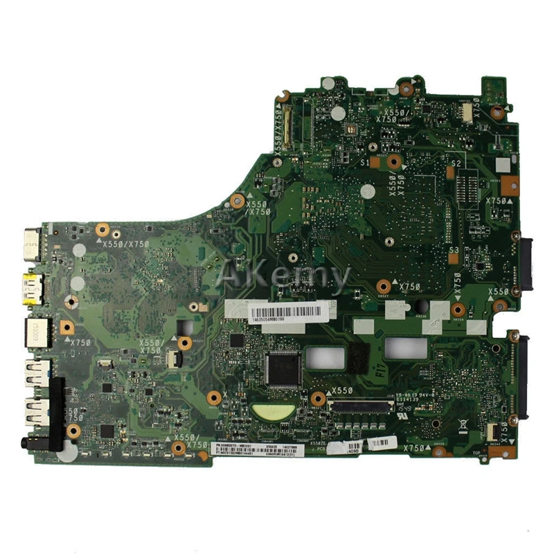 Amazoon X550ZE для ASUS VM590Z X550ZE материнская плата для ноутбука X550/X750 FX7600P/FX7500/A10-7400P поддержка LVDS тестовая работа