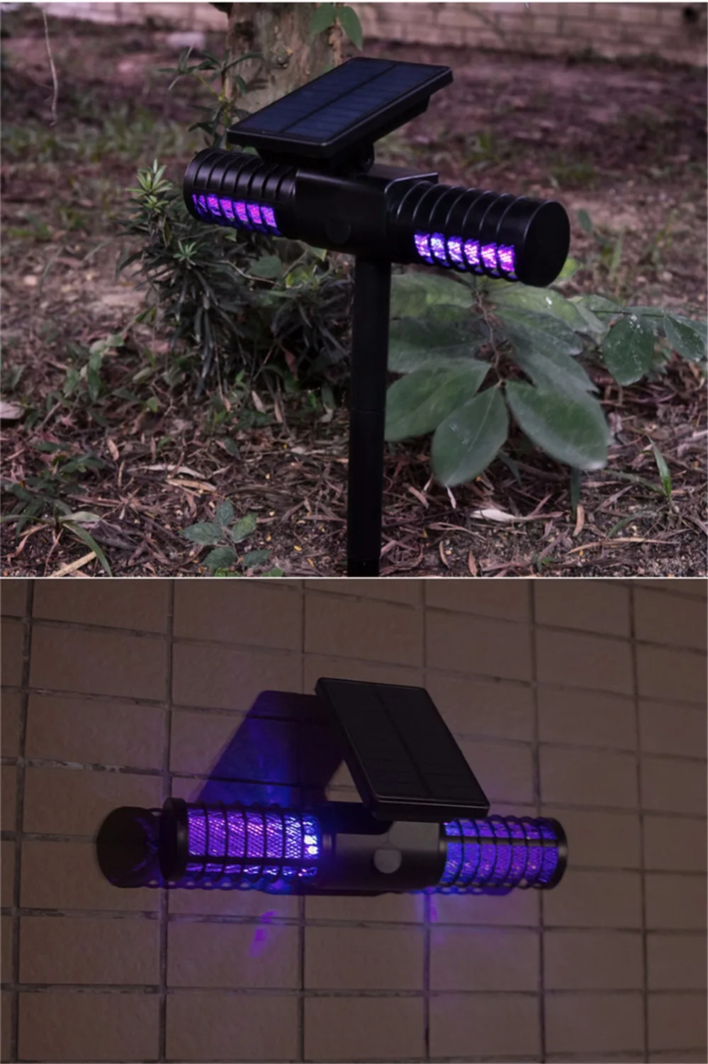 На солнечных батареях USB зарядка вредитель ошибка убийца сад газон светильник УФ