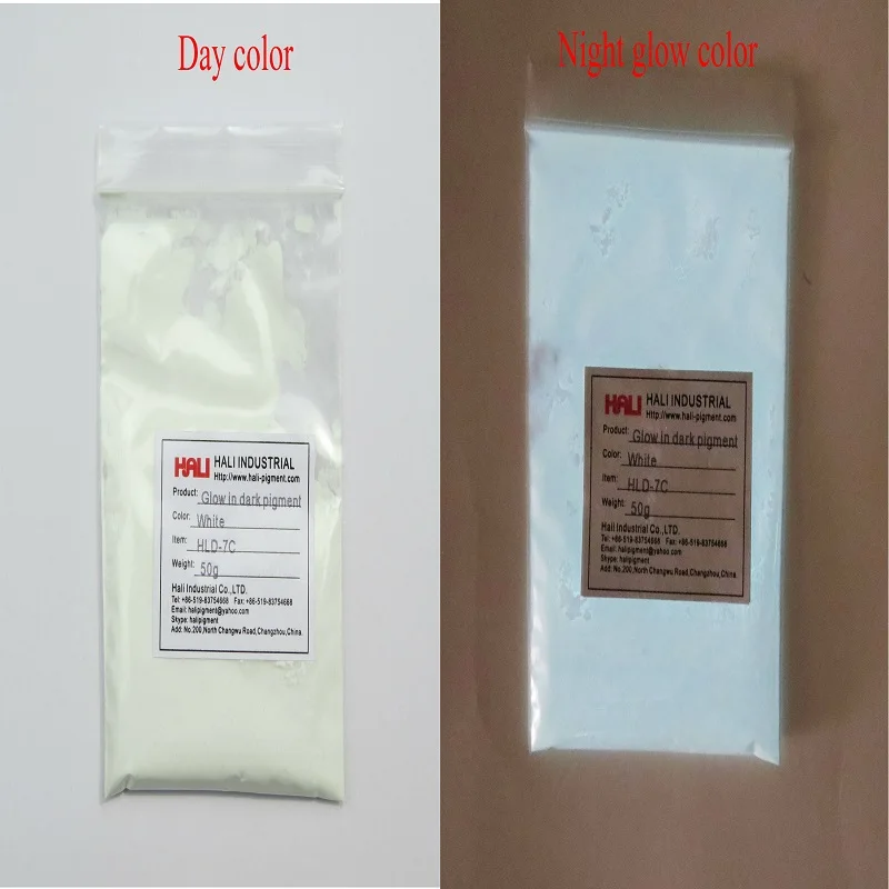 Светящийся в темноте пигмент фотолюминесцентный порошок светящийся товар: HLD-7C