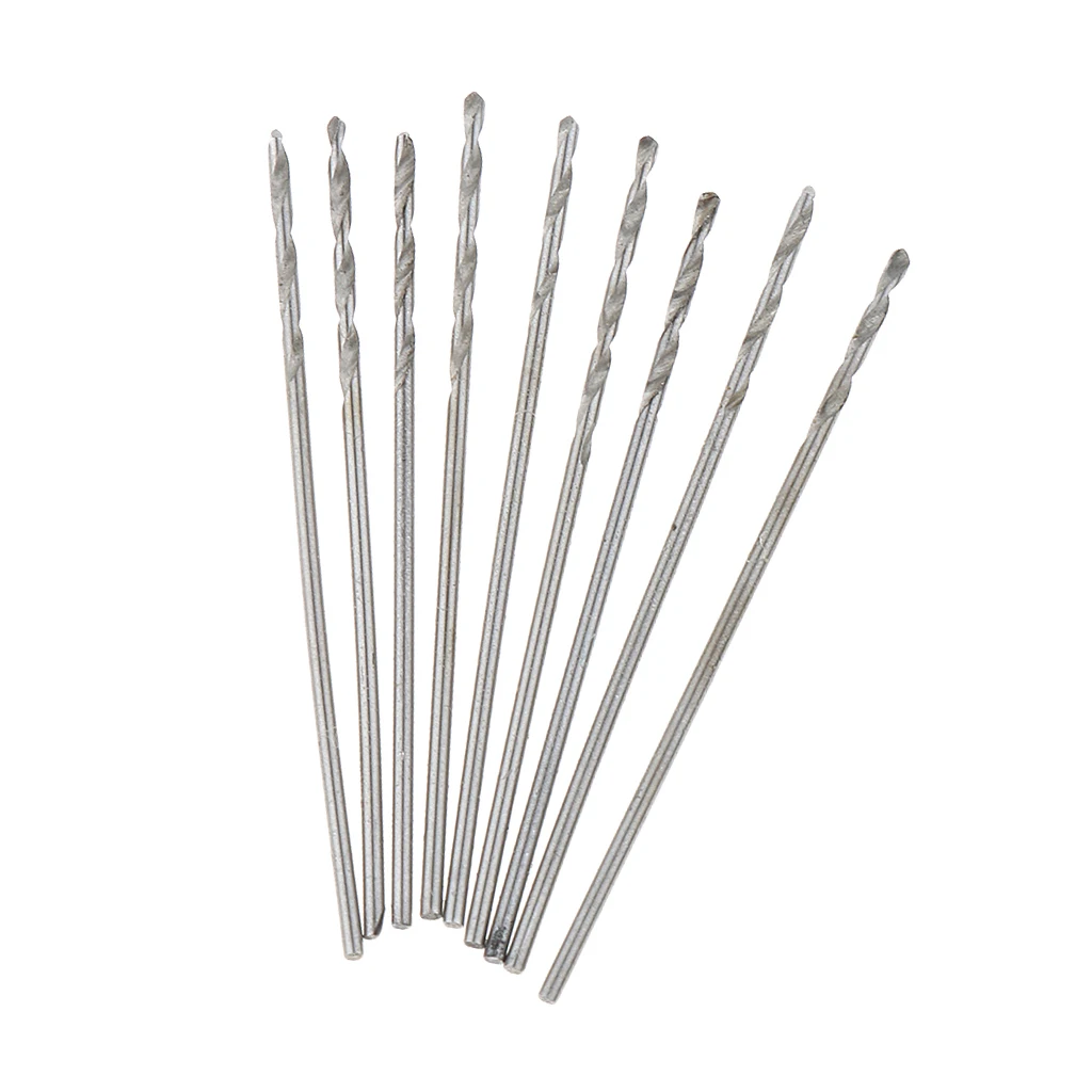 

0.8mm Drill Bits High Precision HSS Twist Drill For Iron Wood Plastic 10pcs