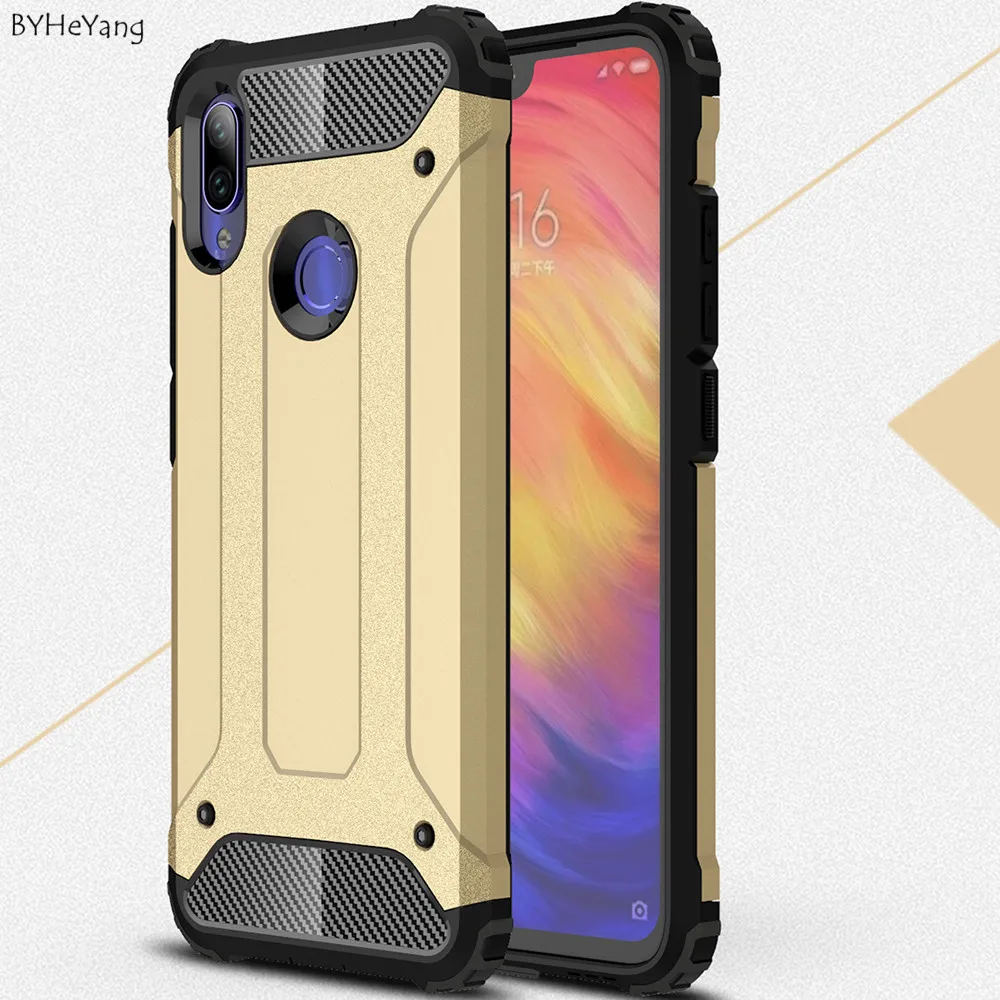 Для Xiaomi Redmi Note 7 чехол Гибридный Броня робот двухслойный защитный для Note7 Funda Pro |