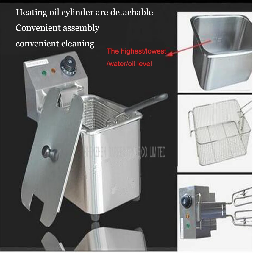 FY-4L Single-cylinder Open Fryer Chicken Frying Equipment Commercial Deep chicken french fries churros etc. | Бытовая техника