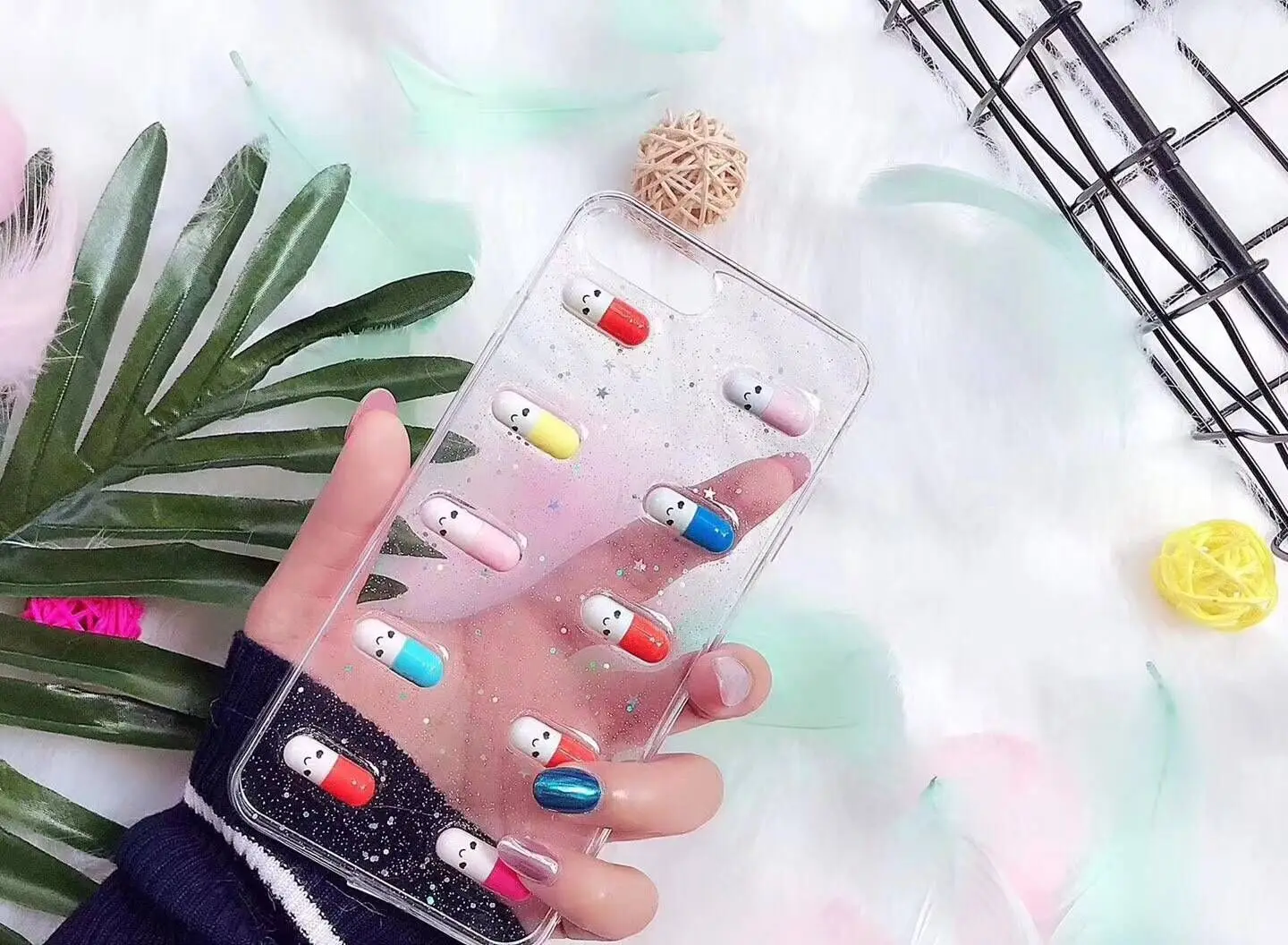 Чехол для iPhone X мальчик милый мультфильм капсулы для iPhone 6 6 S плюс 7 8 P случае крышка Soft shell из прозрачного мобильного телефона
