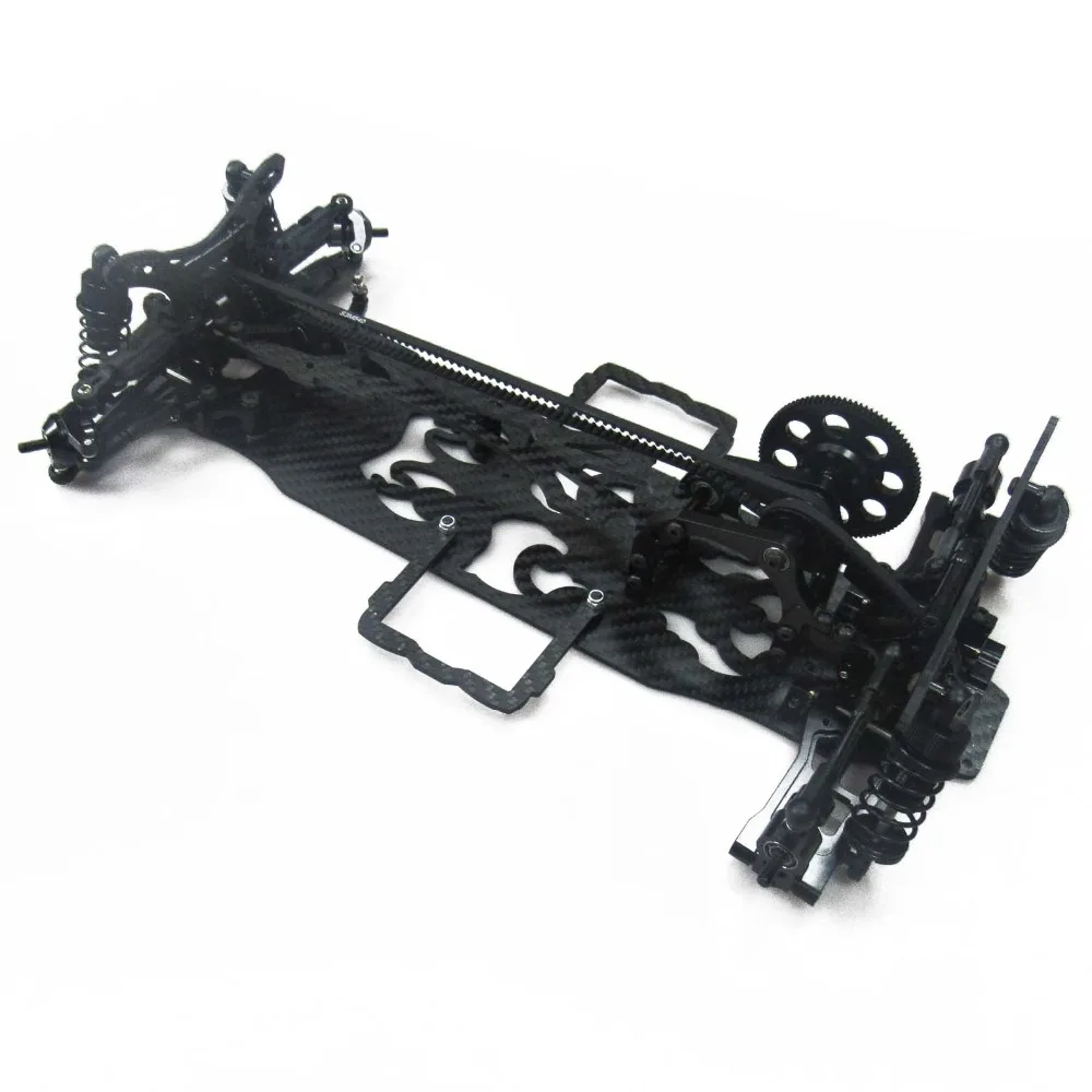 OEM 1/10 сплава и углерода SAKURA D4 AWD EP Дрифт гоночный автомобиль рама кузова Комплект RC управления шасси автомобиля# KIT-D4AWD