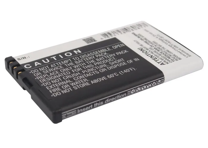 Аккумулятор Cameron Sino 1100 мАч 523455 1S1P для Bea fon S200 S210 VIDEOCON V1612|Аккумуляторы мобильных