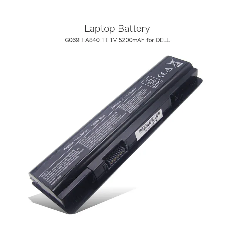A840 11 1 В 5200 мАч купить Аккумулятор для ноутбука онлайн DELL Inspiron 1410 PP37L PP38L Vostro A860 G069H