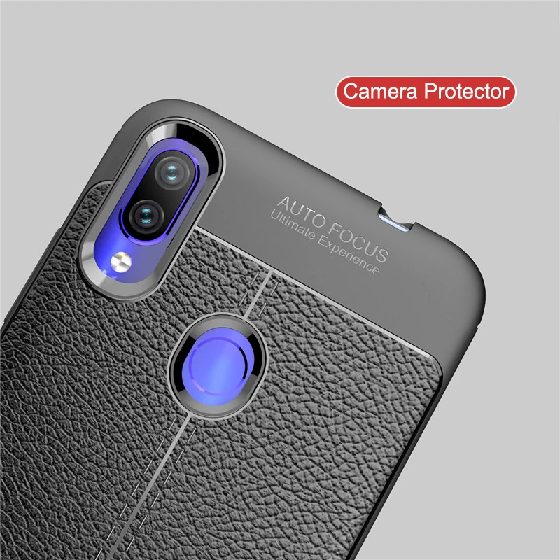 Чехол для Xiaomi Redmi Note 7 Pro силиконовый чехол с рисунком личи защитный мягкий из ТПУ