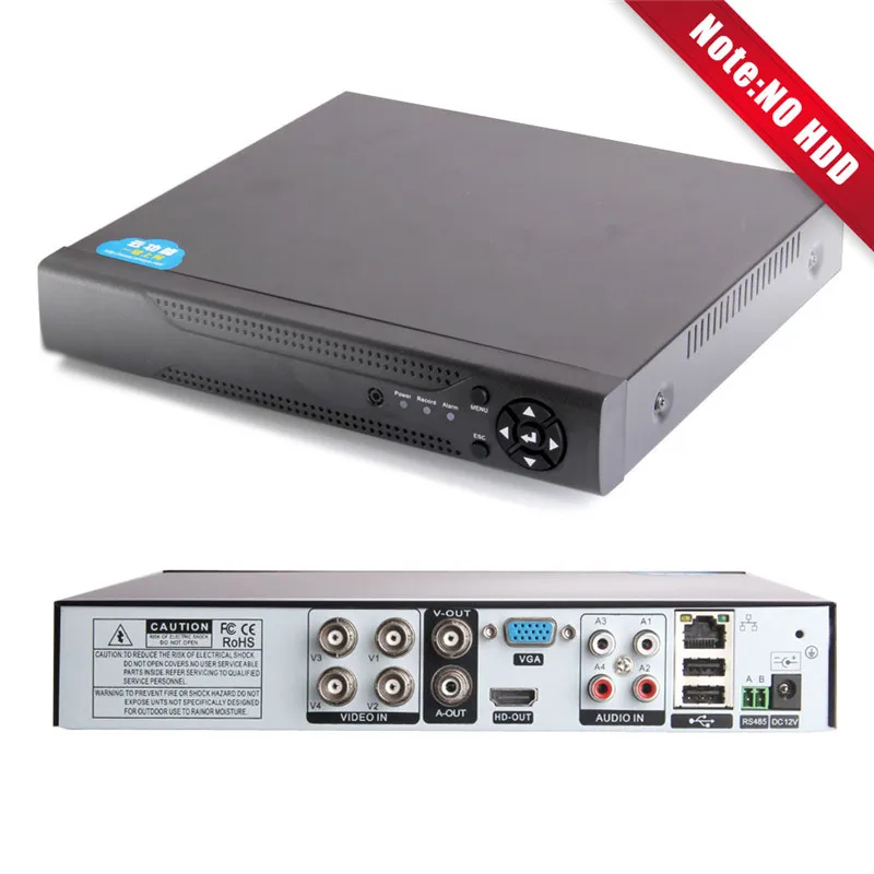HD 4CH DVR Проводной Системы ВИДЕОНАБЛЮДЕНИЯ 4 шт. AHD 960 P 24 Лампы ИК Ночного Видения IP
