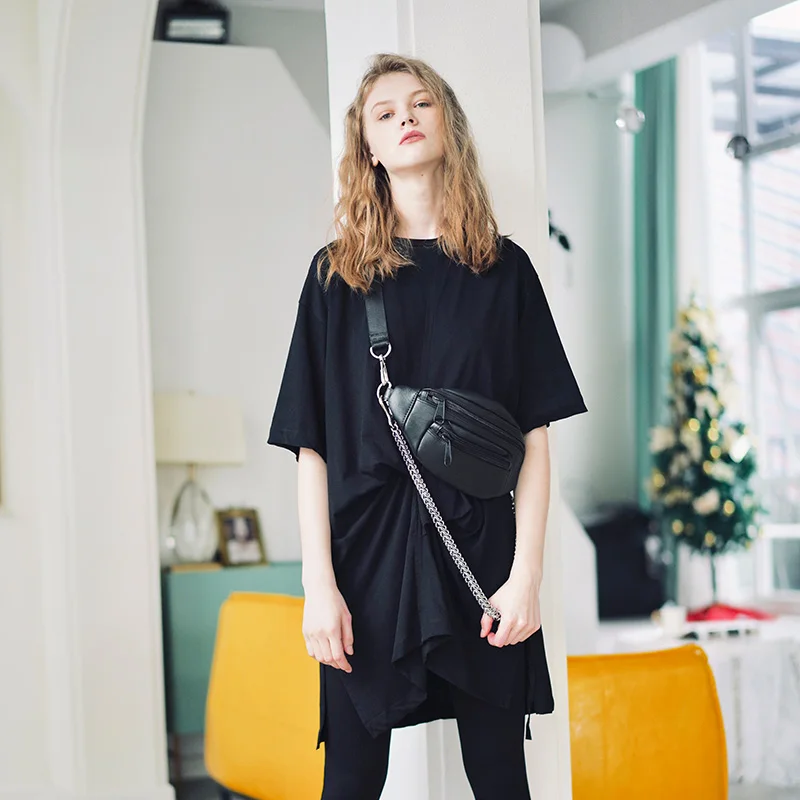 Приталенное весеннее платье 2019 с круглым воротником новое весенне-летнее