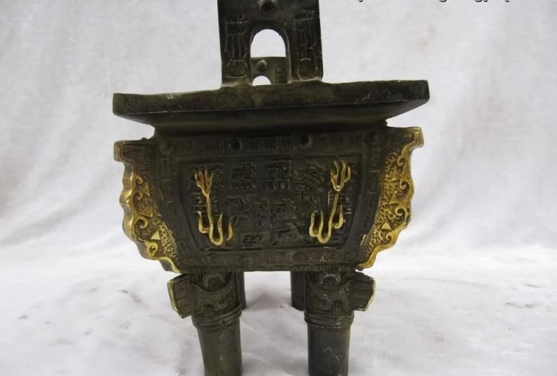 7 &quotКитайский буддизм Классическая бронзовая фигурка для привлечения богатства