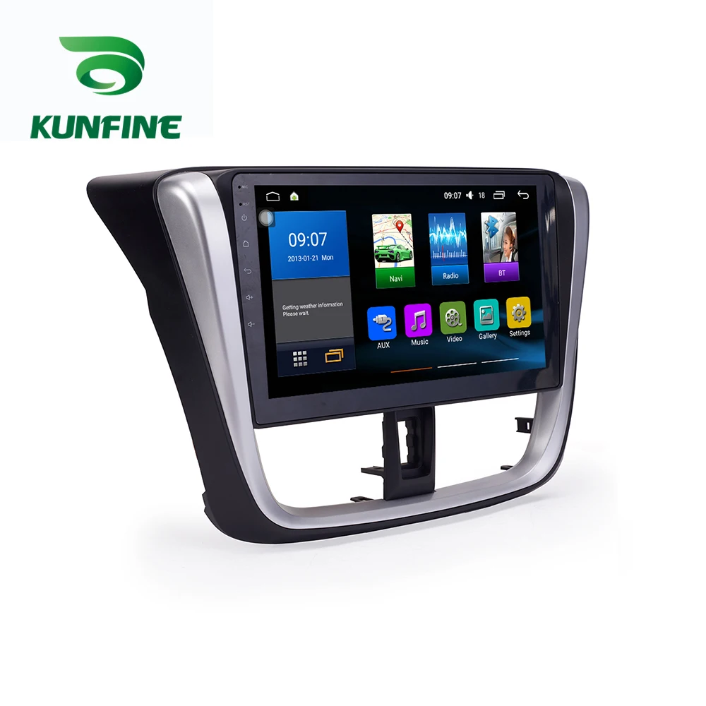 Octa Core 1024*600 Android 8,1 автомобильный DVD gps навигации плеер аудио автомобиля стерео для Toyota Vios радиоприемник