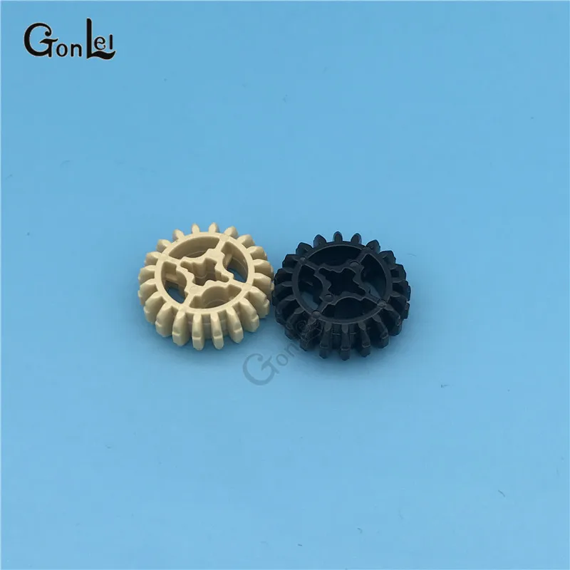 20 шт./лот * Двойное Коническое колесо Z20 Technic Gear Tooth MOC кирпичные детали совместимы с