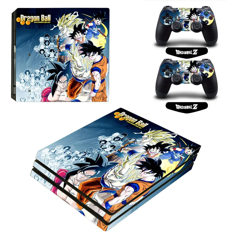 Виниловый чехол ARRKEO Dragon Ball Z Super Goku наклейка для PS4 Pro PlayStation 4 Консоль 2 контроллера