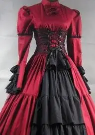 Возможно изготовление на заказ 2015 элегантное черное/красное винтажное