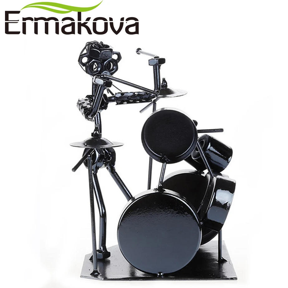 Металлический Музыкальный барабан ERMAKOVA искусственный и набор барабанов