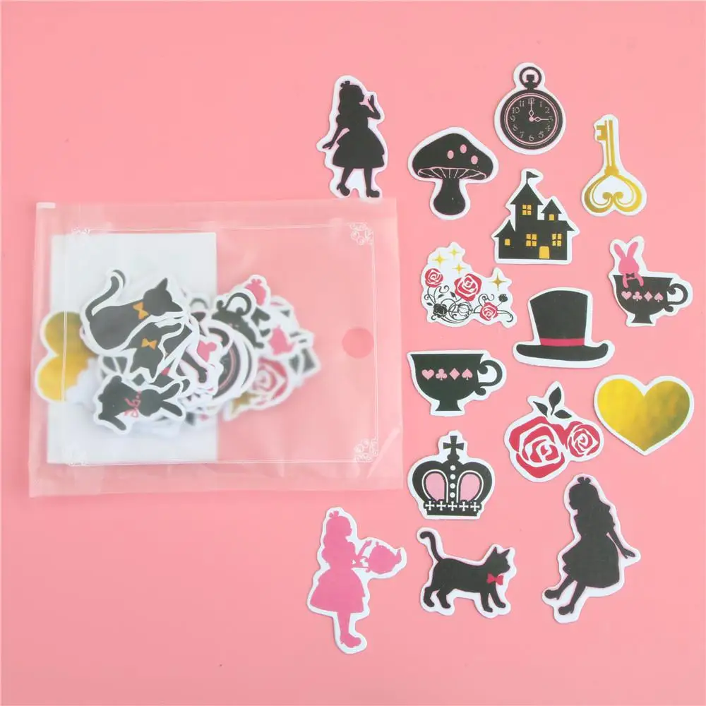 Различные отличительные канцелярские наклейки DIY милые Kawaii бумажные наклейки для украшения дома Скрапбукинг дневник - Цвет: 03