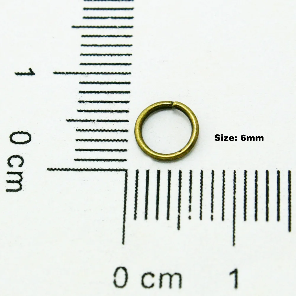 

Открытое соединительное кольцо с античным бронзовым покрытием, приблизительно 7500 шт./лот, 0,7*6 мм, фурнитура для ювелирных изделий
